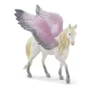 image of SCHLEICH Bayala Sunrise Pegasus Toy Figure, 5 to 12 Years, Multi-colour (70720)