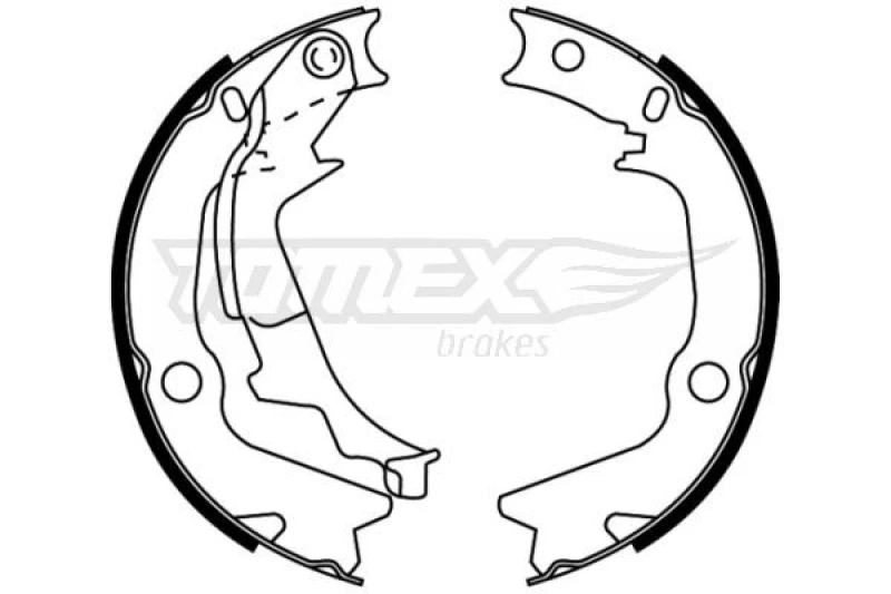 Image of TOMEX brakes Brake Shoe Set TOMEX brakes TX 22-53