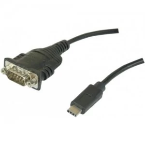 Image of Hypertec 040331-HY serial cable Black USB-C RS-232
