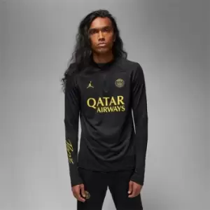 Image of Air Jordan Paris Saint Germain Drill Top Adults - Black