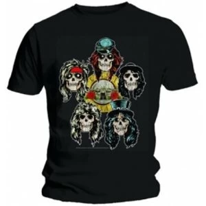 Image of Guns N Roses Vintage Heads Mens Black T Shirt: Large