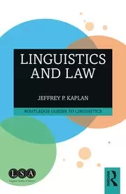 Image of Linguistics and Law