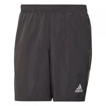 image of adidas Own the Run Shorts Mens - Grey Six