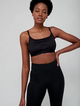 Image of adidas Train Badge Of Sport Bra (Light Support) - , Black, Size 2Xs, Women