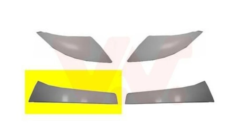 Image of VAN WEZEL 1651512 Headlight Trim ** Equipart ** Right Headlight Trim (882)