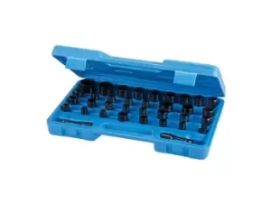 image of Silverline 633802 Impact Socket Set 35pce