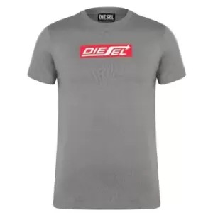 Image of Diesel Jeans Arrow Logo T Shirt - Grey