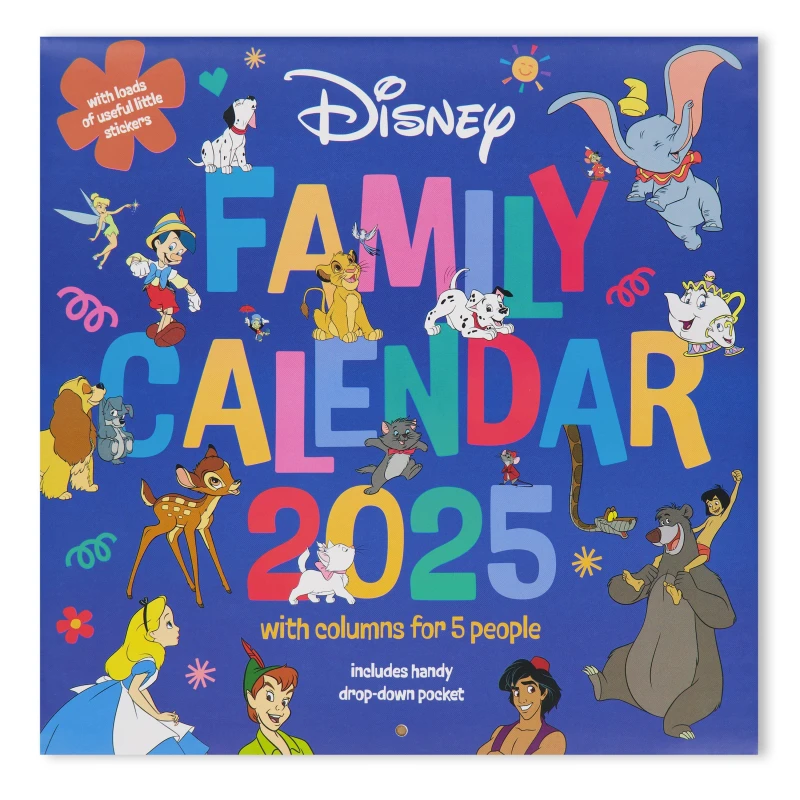 Image of Disney Classics Family Organiser Calendar - Multi Multi One Size