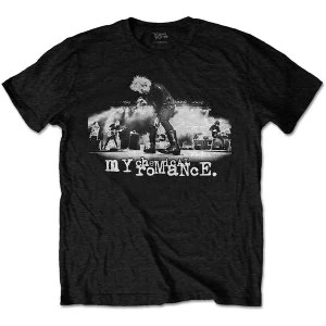 Image of My Chemical Romance - MCR Live Unisex Large T-Shirt - Black