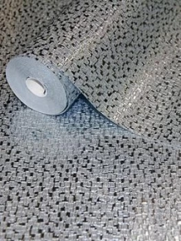 Image of Arthouse Mineral Foil Silver Wallpaper