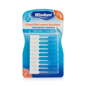 image of Wisdom Clean Between Fine Interdental Brushes 20Pcs