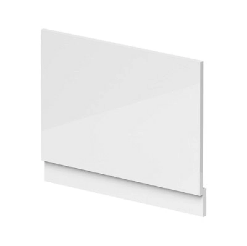 Image of Balterley MDF Bath End Panel & Plinth - 750mm - Gloss White White unisex