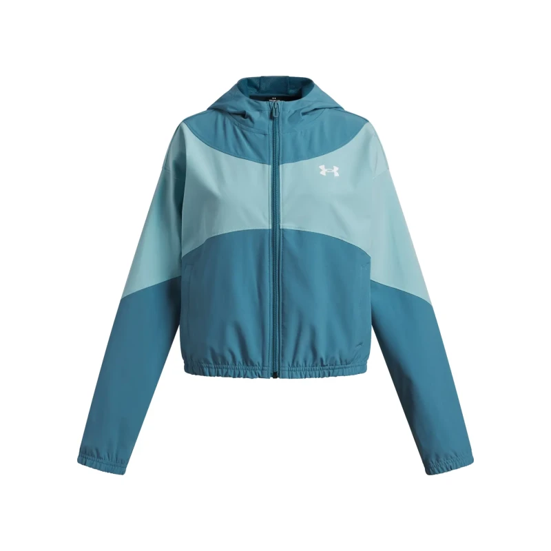 Image of Girl's waterproof jacket Under Armour Rival Bleu Female 14/16 ans