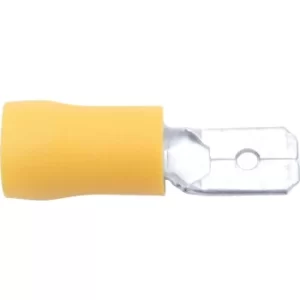 Image of 6.30MM Male Tab Yellow (Pk-100)