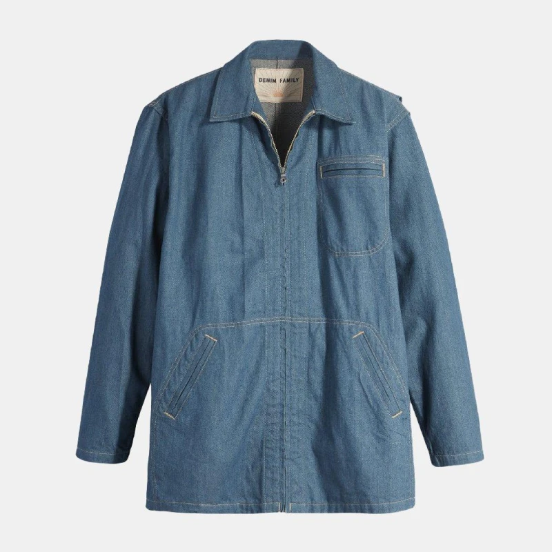 Image of Levis Mens Short Overshirt Blue Indigo Rns male S