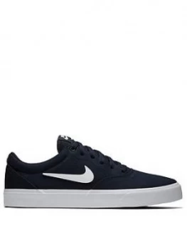 Image of Nike Sb Charge Canvas - Navy/White