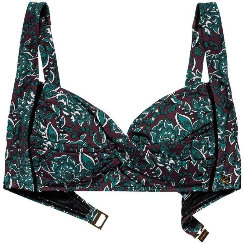 Image of Panos Emporio Balconette Bikini Top - Purple Purple 8