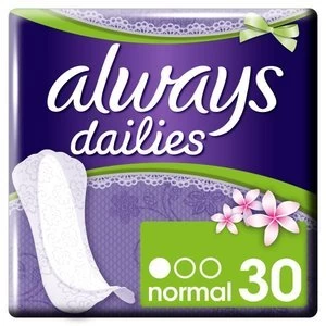 Image of Always Dailies Slim Multiform Panty Liners Fresh x 30