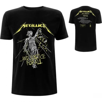 Image of Metallica - And Justice For All Tracks Unisex XX-Large T-Shirt - Black