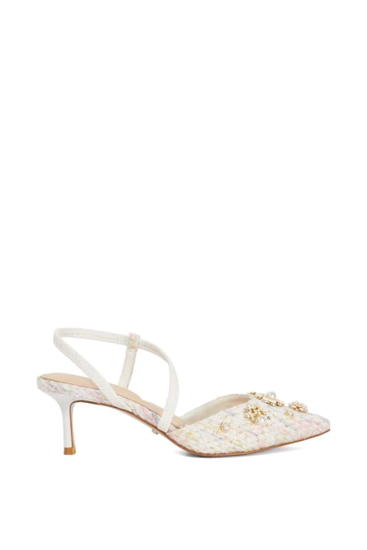 Image of Dune London Womens 'Dyana' Court Shoes in Pink Size: 7 Pink Female 7