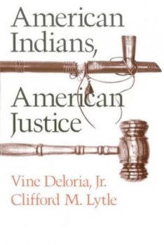 Image of American Indians American Justice by Vine Jr. Deloria Book