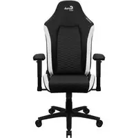 image of Aerocool Crown Nobility Series Gaming Chair - Black/White