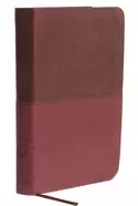 Image of nkjv value thinline bible compact leathersoft burgundy red letter edition c