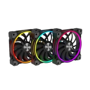 Image of Alpenfohn Wing Boost 3 120mm Addressable RGB Fan - Triple Pack