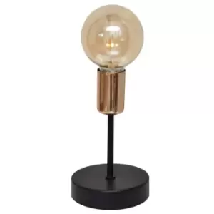 image of Tube Table Lamp Black 12cm