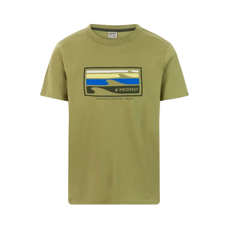 Image of Protest T-Shirt Protest Hanwell Vert Male XS