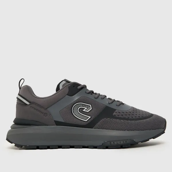 Image of CRUYFF fuzeknit trainers in Black & grey Black/Grey UK 11