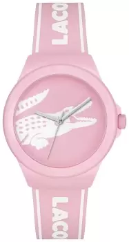 Lacoste Neocroc Ladies Pink Silicone Strap Watch