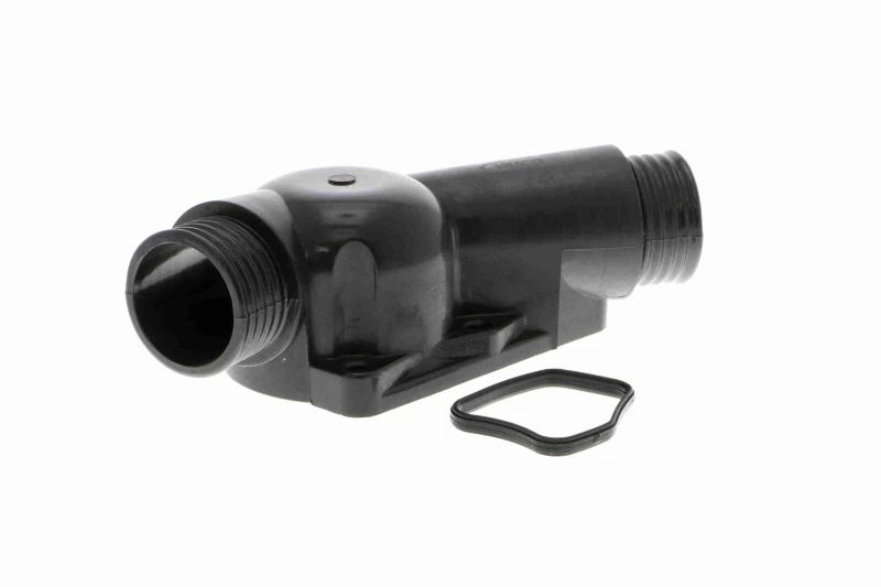Image of VAICO V20-7149 Coolant Flange Plastic, Original VAICO Quality Plastic Coolant Flange (3219)