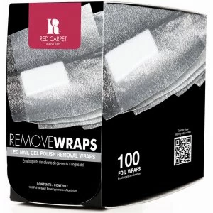 image of Red Carpet Manicure LED Nail Gel Polish Removal Wraps - 100 Wraps