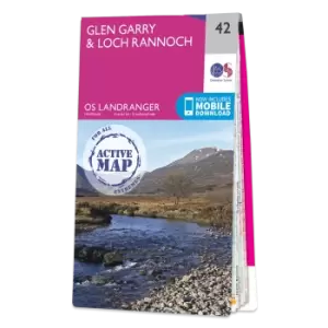 Image of Map of Glen Garry & Loch Rannoch