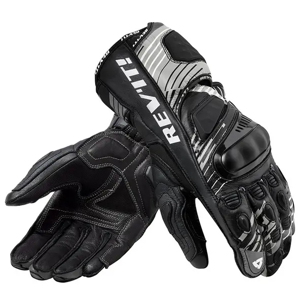 Image of REV'IT! Gloves Apex White Black Size 2XL