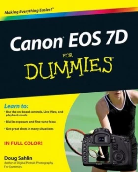 Image of Canon Eos 7d for Dummies by Doug Sahlin Paperback