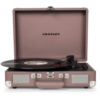 image of Crosley Cruiser Deluxe Portable Turntable - Purple Ash