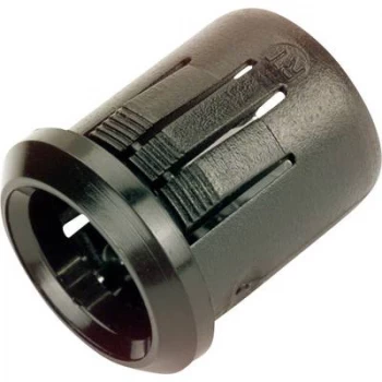 Image of LED socket Plastic Suitable for LED 10 mm Snap in fixing Kingbri