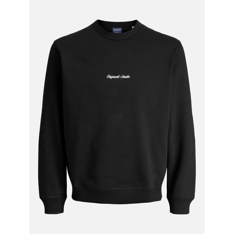 Image of Jack and Jones Norrebro Crew Sweat Mens Black male L