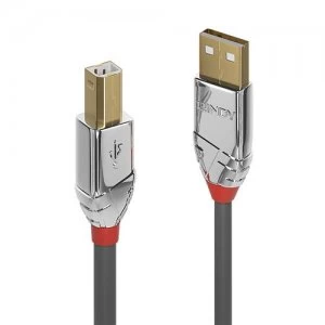 Image of Lindy 36641 USB cable 1m USB 2.0 USB A USB B Grey
