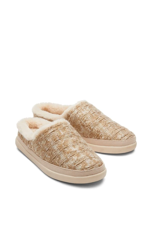 Image of TOMS Womens 'Sage' Mule Slippers in Tan Size: 8 Tan Female 8