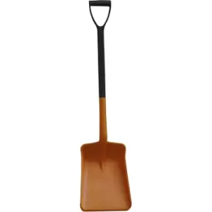 image of CEMO Universal shovel made of PP, orange, overall length 1050 mm