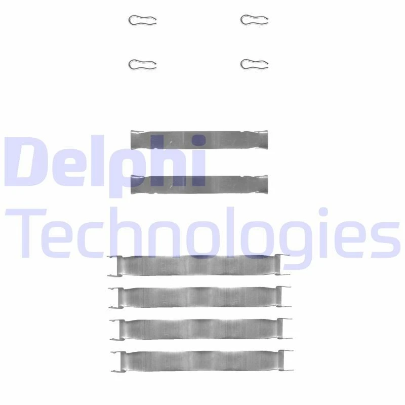 Image of DELPHI Brake pad fitting kit DELPHI LX0019