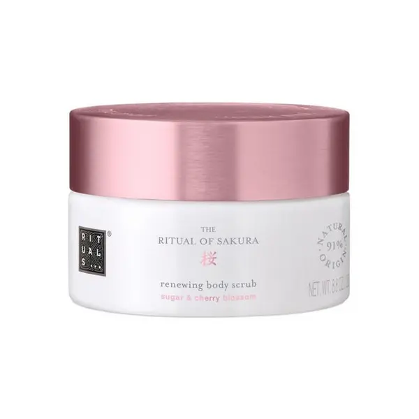Image of Rituals The Ritual of Sakura Floral Cherry Blossom & Rice Milk Sugar Body Scrub 300g