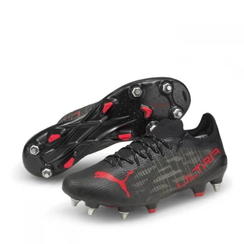 Puma Ultra 1.2 SG Football Boots - Black/SunBlaze