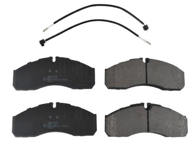 Image of Blue PRINT ADN142147 Brake pad set Front Axle, incl. wear warning contact, with fastening material Brake Pad Set,disc brake (402)