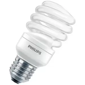 image of Philips CFL T2 Mini Helix Spiral 20W E27 Warm White Frosted