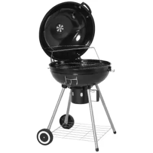 Image of Portable Kettle Charcoal BBQ Grill Outdoor Barbecue Picnic Party