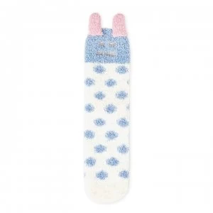 image of Totes Totes Cosy Socks Ld - Grey Mouse